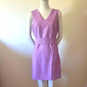 J Crew Elegant Lavender Sleeveless Wool Dress New With Tag